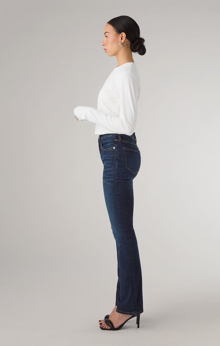 Mid Waist Bootcut - Night Time Blue