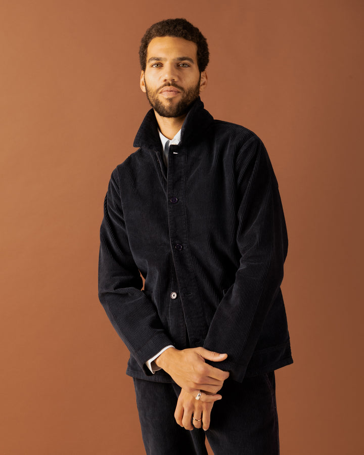 Modern Chore Jacket - Navy (Corduroy)