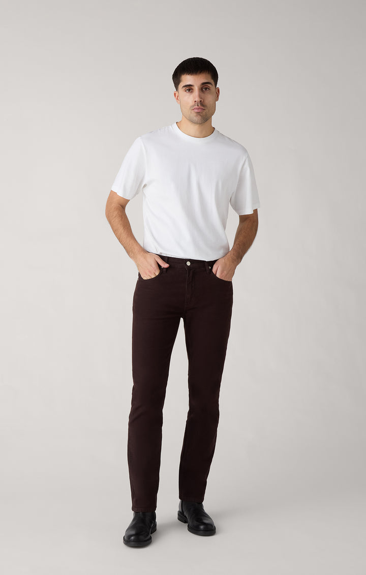Slim Straight Twill - Chocolate