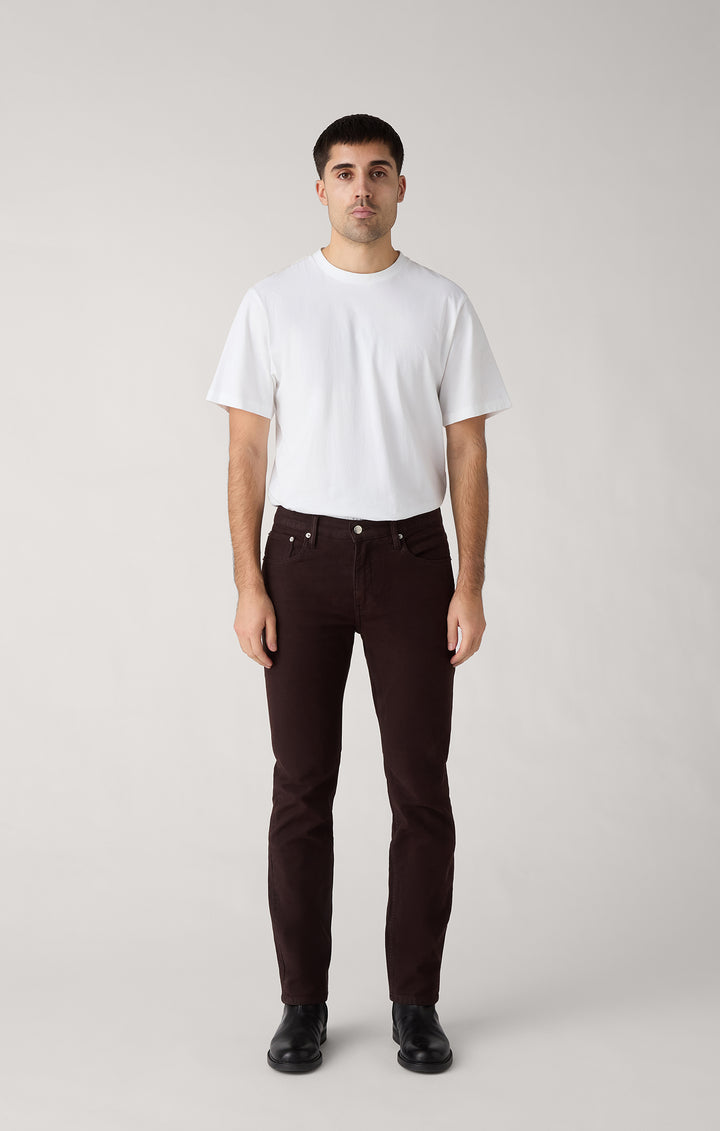 Slim Straight Twill - Chocolate