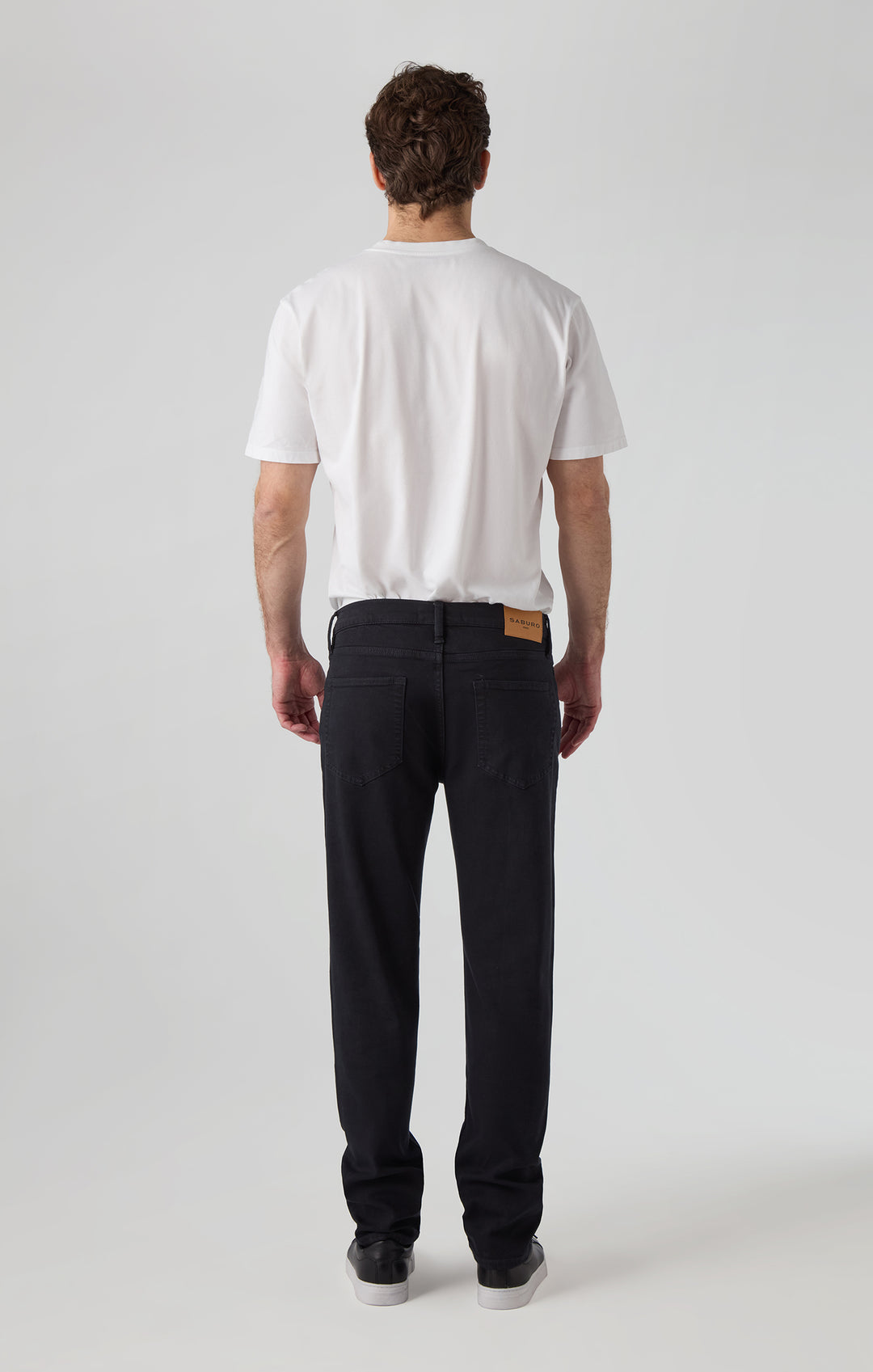 Slim Straight - Black (Twill)
