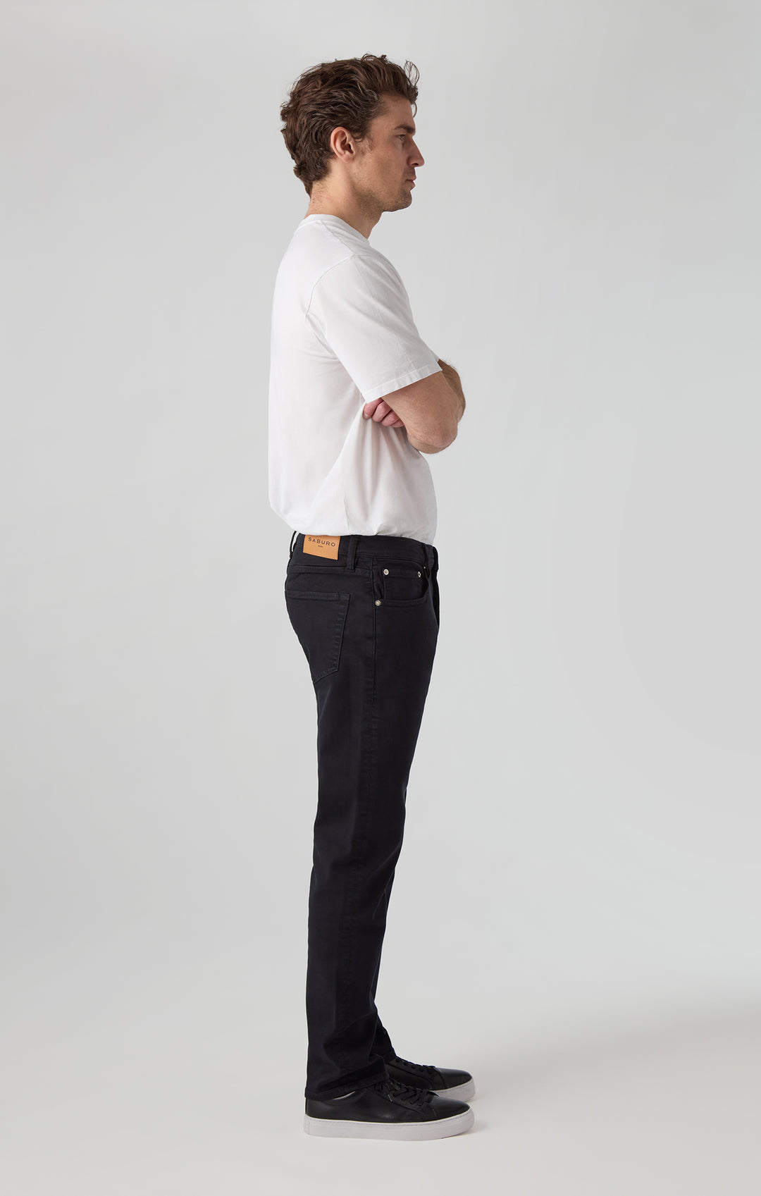 Slim Straight - Black (Twill)