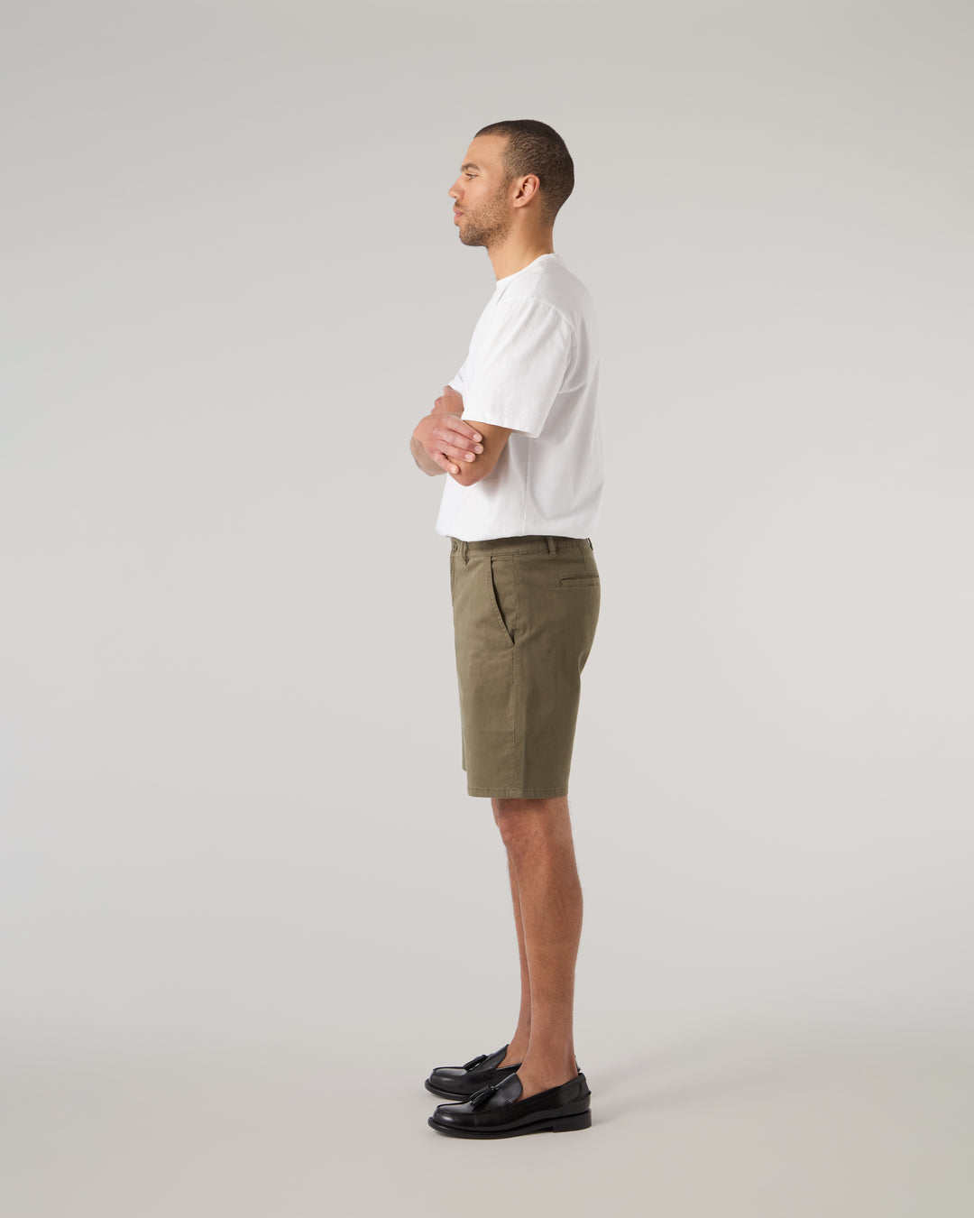CHINO SHORTS - SURPLUS GREEN