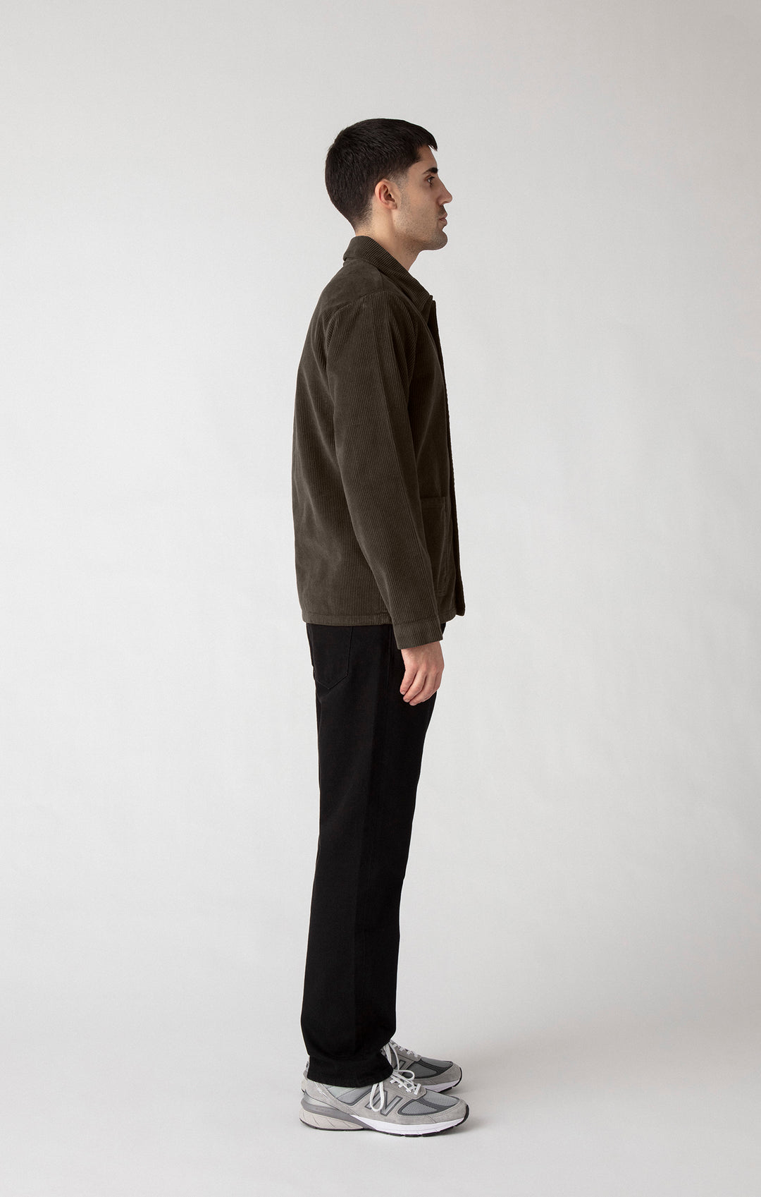 Modern Chore Jacket - Chocolate (Corduroy)